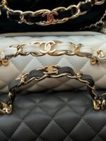 CHANEL FLAP BAG WITH TOP HANDLE - Image 2