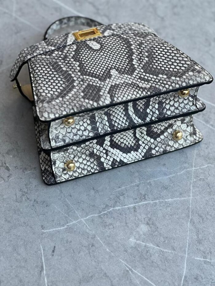 FENDI PEEKABOO ISEEU PETITE 20CM PYTHON LEATHER - Image 2
